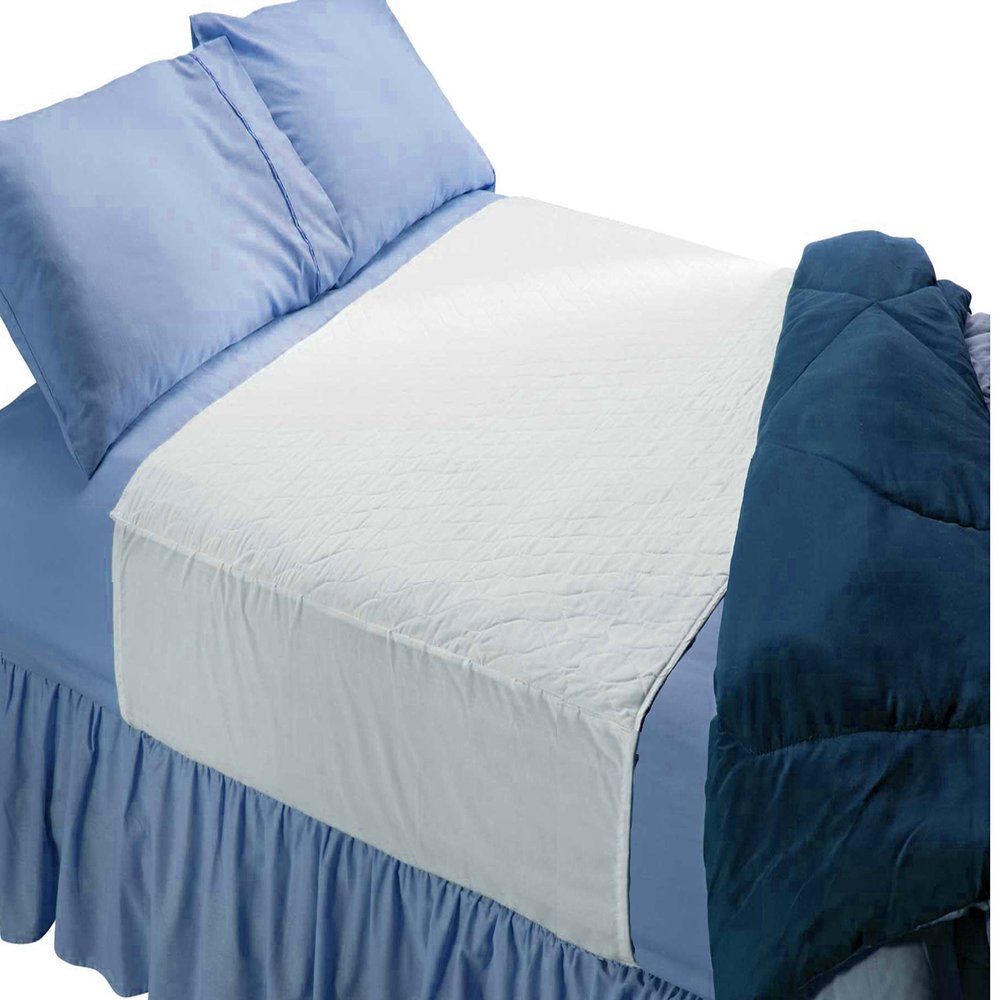 Soft Large Absorbent Waterproof Bed Pad with Tuckable Sides (36 x 60 Inch) - Washable 300x for XL Tuck in Underpad Incontinence Protection for Adult, Child, or Pet