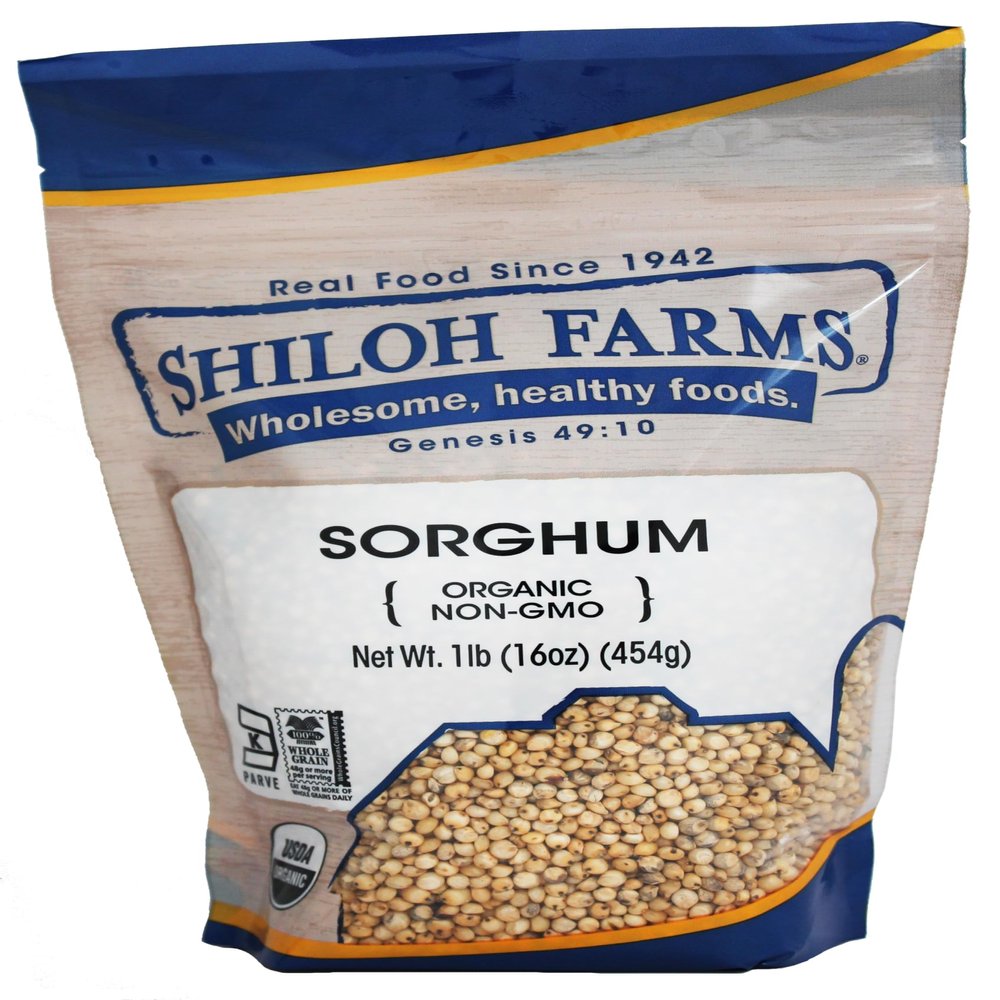 Shiloh Farms Organic Sorghum Grain - 6 Pack of 16 oz, Certified Organic, Gluten-Free, Nutritious Ancient Grain for Gourmet Cooking