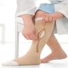 UlcerCare Zippered Unisex Open Toe Knee High Support Sock Size: 4X-Large, Leg: Right view 1