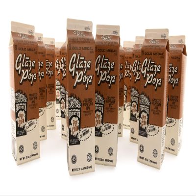 Gold Medal Caramel Glaze Pop Popcorn Flavoring, 12-28 Oz Cartons/Case