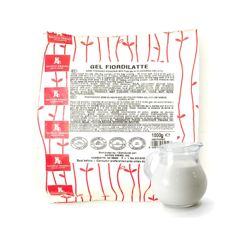 Fior di Latte (Sweet Cream) Base Gelato Mix