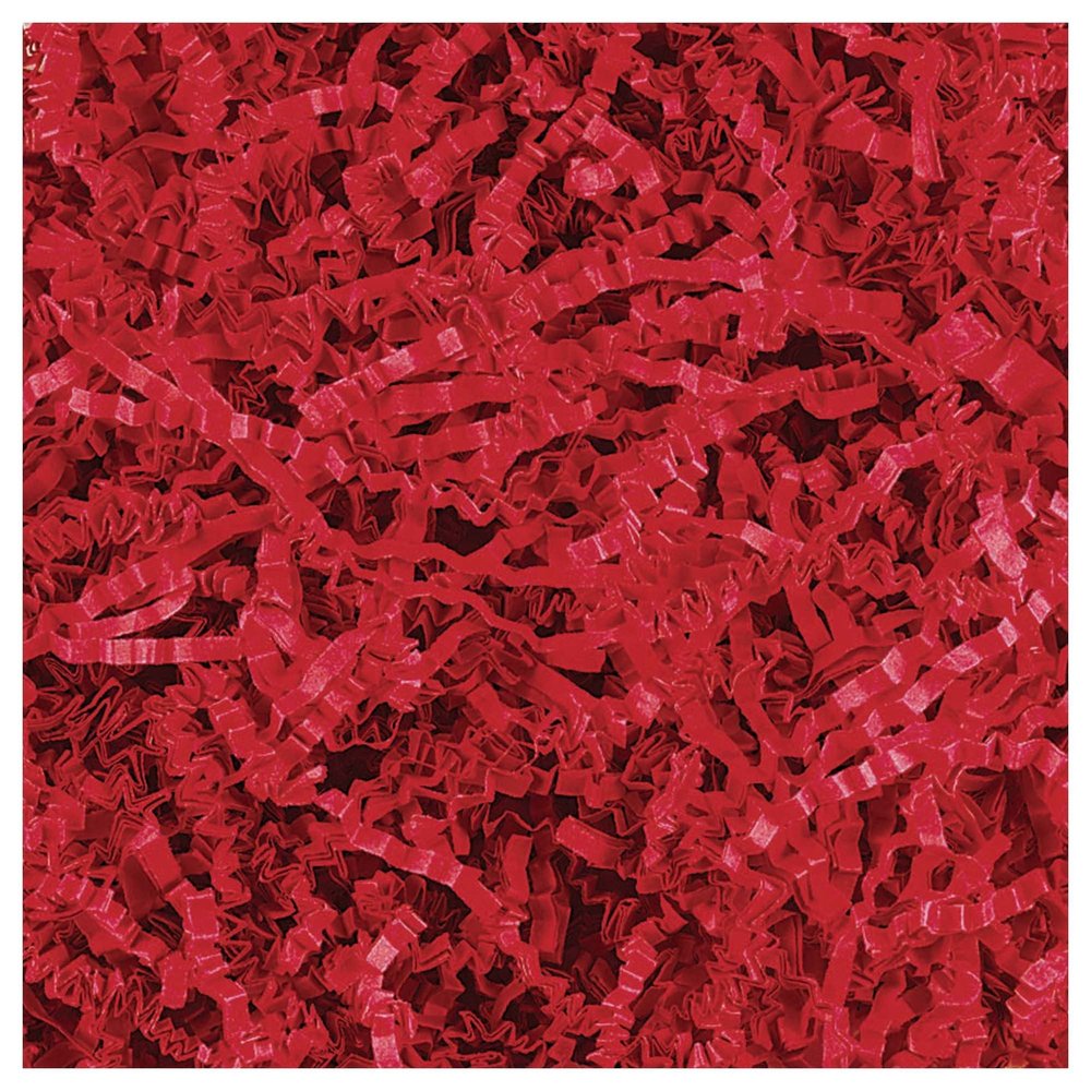 Vibrant Red Paper Shreds - 2oz., 1 Pack - Perfect for Gift Packaging, Decorations and Craft Projects