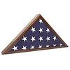 Flag Case for Veteran Funeral - Funeral Flag Display Case, Made Out of Cherry with a Glass Front Fast Delivery - Will Hold The Flag That was Over The Casket view 1