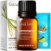 Gya Labs Lemongrass Essential Oil - 0.34 Fl Oz - for Hair, Skin, Diffuser, Aromatherapy & DIY Candle Making Scent view 1