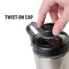 BlenderBottle Radian Shaker Cup Insulated Stainless Steel Water Bottle with Wire Whisk, 26-Ounce, Matte Black view 4