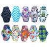 10Pieces 10Inch Reusable Washable Menstraul Pads Sanitary Pads view 2