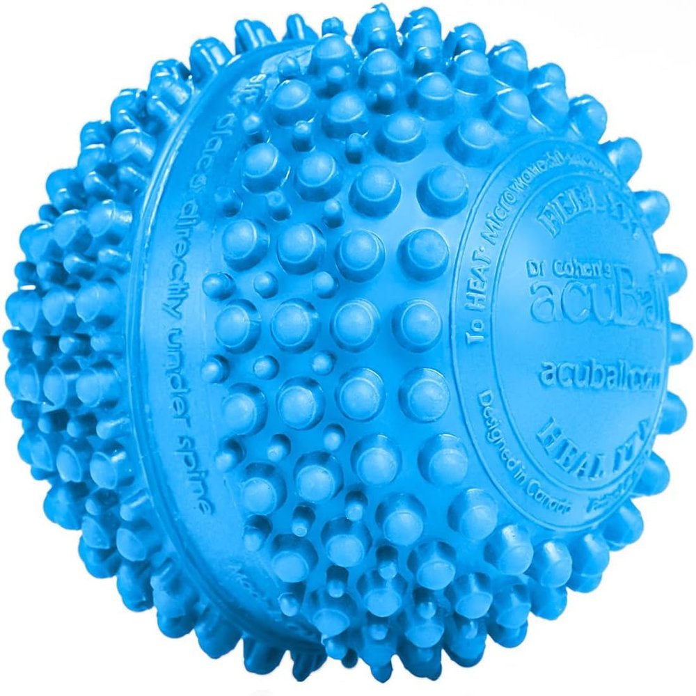Dr. Cohens Heatable Deep Tissue Massage Ball - acuBall Trigger Point Massage Therapy for Myofascial Release and Exercise - Effective Back Massager Ball for Targeted Pain Relief
