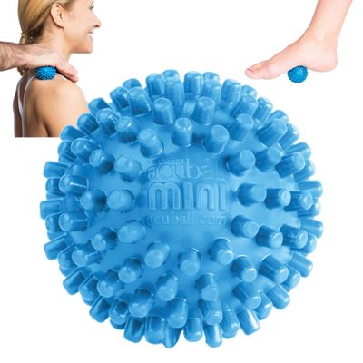 Dr. Cohens Heatable Deep Tissue Massage Ball Mini - acuBall Trigger Point Massage Therapy for Myofascial Release - Spiky Foot Massager Ball - Effective Back Massager Ball for Targeted Pain Relief