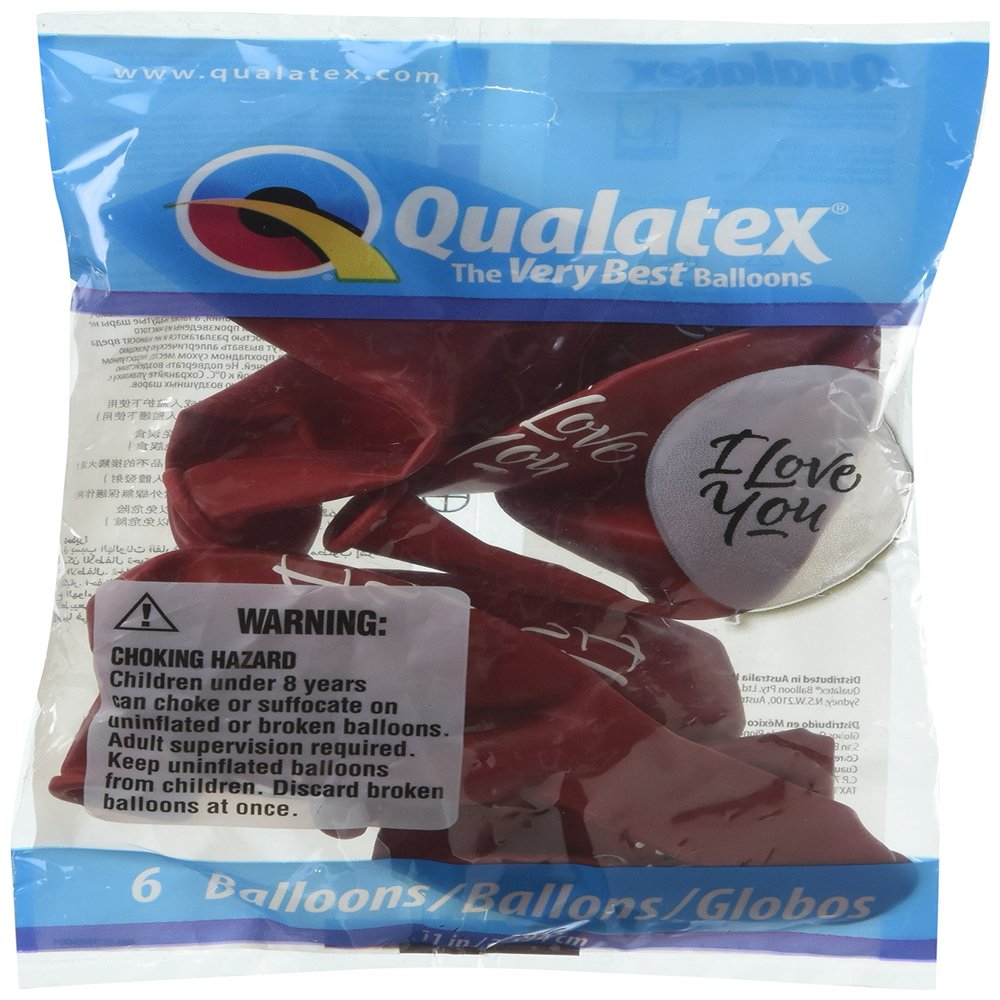 Qualatex 11" I Love You Script Modern (6ct)