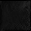 Creative Converting Touch of Color 200 Count 2-Ply Paper Beverage Napkins, Black Velvet view 1