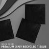 Creative Converting Touch of Color 200 Count 2-Ply Paper Beverage Napkins, Black Velvet view 2