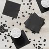 Creative Converting Touch of Color 200 Count 2-Ply Paper Beverage Napkins, Black Velvet view 4