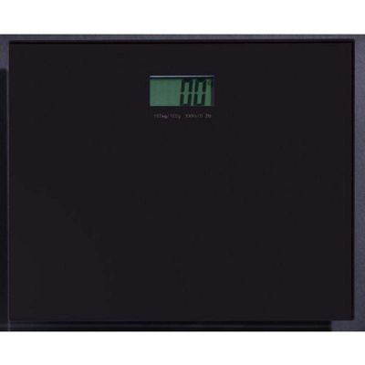 Gedy RA90-14 Electronic Bathoom Scale, 3.2" L x 13.3" W, Black