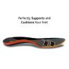 Sof Sole Men's High Arch Unisex FIT Support Insoles, Grey, Women's 15-16/Men's 13-14 view 3
