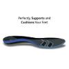 Sof Sole Women's Low Arch Unisex FIT Support Insoles, Grey, Women's 7-8 view 3