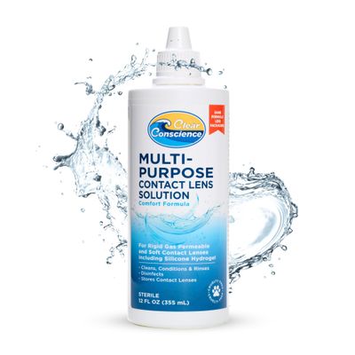 CLEAR CONSCIENCE Contact LEN SOLUTN Multi PURP, 12 OZ