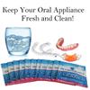 SmartGuard Premium Cleaner Crystals (110 Cleanings)- Removes Stain, Plaque & Bad Odor from Dentures, Clear Braces, Mouth Guard, Night Guard & Retainers. view 4
