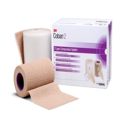 3M Coban 2 Two-Layer Compression System 2094XL, Extra Long, 4", 1 Kit/Carton 8 Carton/Case