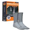 Incrediwear Circulation Socks  Womens and Mens Crew Socks (Grey, Large) view 1