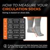 Incrediwear Circulation Socks  Womens and Mens Crew Socks (Grey, Large) view 3
