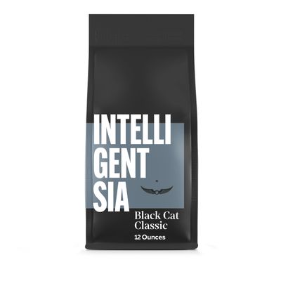 Intelligentsia Coffee, Light Roast Whole Bean Coffee, 100% Arabica Coffee - Black Cat Classic Espresso 12 Ounce Bag