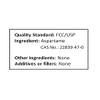 NuSci Aspartame Pure Powder 227 grams (8.0 oz) Low Calorie Sweetener view 4