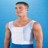 2001S PT# 2001S- Vest Compression Chest Soft Flex Male Spandex Sm 32-40" Ea by, Frank Stubbs Co Inc