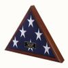 Flag Case - Cherry Wood for Casket/Burial Flag, Glass Front American Made view 1