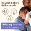 Aveeno Baby Calming Comfort Bath & Body Wash with Relaxing Lavender & Vanilla Scents & Natural Oat Extract, Tear-Free Formula, Paraben-, Phthalate- & Soap-Free, 8 fl. oz view 4