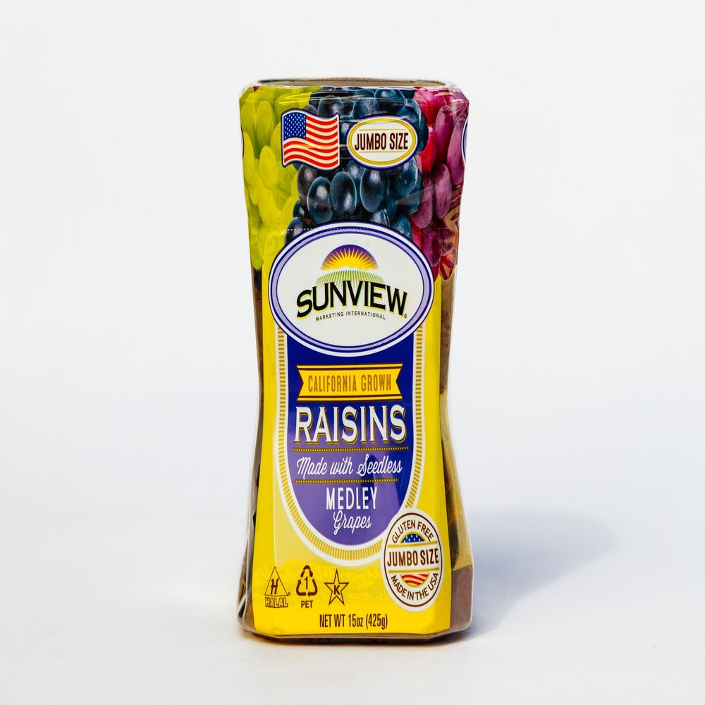 Jumbo Seedless Medley Raisins - 3 15oz. Canisters