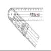 AnthroFlex Goniometer Set of 6 with Bag : 12", 8", 6", 180, Finger, Spinal - To Measure Range of Motion of Joints For Physical Therapy and Occupational Therapy - CM and Inches, Made of Durable Plastic view 3