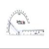AnthroFlex Goniometer Set of 6 with Bag : 12", 8", 6", 180, Finger, Spinal - To Measure Range of Motion of Joints For Physical Therapy and Occupational Therapy - CM and Inches, Made of Durable Plastic view 4