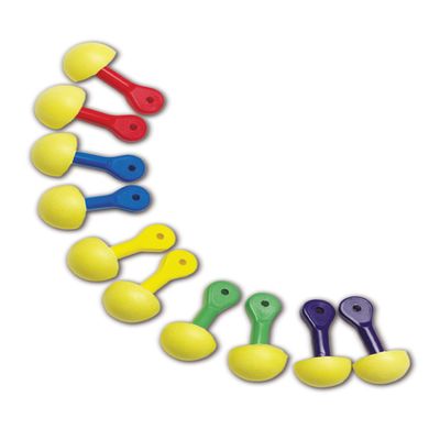 321-2200 Express Pod Uncorded Earplugs with Assorted Colored Grips
