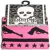 Knit Black Pistols & Stars on Hot Pink Wrist Bands from Sourpuss Clothing (Set of 2) view 2