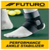 3M Futuro Sport Deluxe Black Ankle Stabilizer One Size Hook and Loop Strap for The Foot 46645ENR view 4