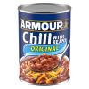 Armour Star Chili with Beans, Canned Food, 12 - 14 OZ Cans view 1