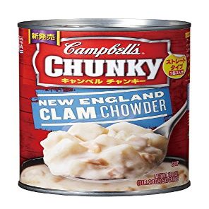 Campbell's Chunky Soup New England Clam Chowder, 18.8 Ounce (Pack of 12)