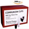 Communion Cups Recyclable Plastic - Box of 1000 - Fits All Standard Communion Trays - Surpasses FDA Quality Standard view 1
