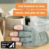 IMAK Brownmed Compression Arthritis Gloves - Fingerless Compression Gloves - Supports Circulation - Grey - Large view 4