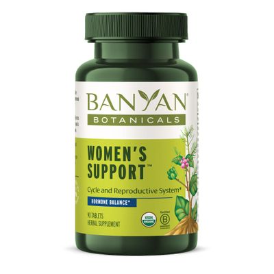 Banyan Botanicals Womens Support Organic Herbal Tablets Promotes a Healthy Female Reproductive System* Supports Regular & Healthy Menses* 90 Tablets Non-GMO Sustainably Sourced Vegan FFL