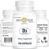 Bio-Tech Pharmacal D3 (1,000 IU), 250 Capsules  All-Natural Supplement  Supports Bone & Immune Health  No Dairy, Fish, Gluten, Peanut, Shellfish, & Soy  No Artificial Colors view 2