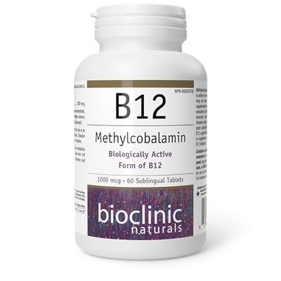 Bioclinic Naturals - B12 Methylcobalamin 1000 mcg 60 loz