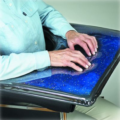 Skil-Care Gel Top with Hook & Loop Strap Release. Fits 14 Wheelchairs - Additional Comfort for Wheelchair or Geri-chair Patients. Wheelchair Cushions and Accessories. 912416