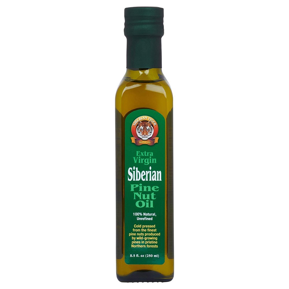 Extra Virgin Siberian Pine Nut Oil, 8.5 oz. Bottle - Premium Quality, Unrefined, 100% Natural - Supports Healthy Digestion and Overall Wellness