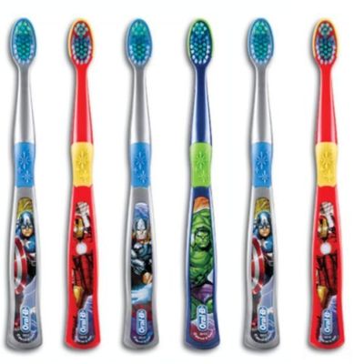 Oral-B Kids Spider Man Toothbrush for Little Children Ages 3+ Years Old, Extra Soft, Pack of 6