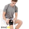 Bracoo Adjustable Compression Knee Patellar Pad Tendon Support Sleeve Brace for Men Women - Arthritis Pain, Injury Recovery, Running, Workout, KS10 (Black) view 3