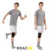 Bracoo Adjustable Compression Knee Patellar Pad Tendon Support Sleeve Brace for Men Women - Arthritis Pain, Injury Recovery, Running, Workout, KS10 (Black) view 4