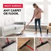 Pet Hair Remover Rubber Broom - Carpet Rake for Pet Hair Removal on Hardwood Floor, Carpet & Tile - Picks Up More Dust & Debris - Slanted Side Bristles for Corners - Rinse to Clean view 3