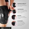 Mcdavid - 429X - Meniscus and Ligament Knee Brace - Unisex adult - Knee supports - Prevents injury and relieves pain - Secure fit - Crossfit knee braces - (429X) view 3