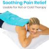 Arctic Flex Reusable Gel Ice Pack for Injuries with Straps (24" x 11") - Flexible, Cooling Gel Ice Pack - Medical Grade Hot and Cold Therapy Pack - Ice Pad for Back, Neck, Shoulders, Hip & Head Pain view 2